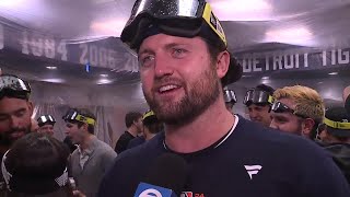 Casey Mize living in the moment after Detroit Tiger clinch playoffs spot [upl. by Waldron]