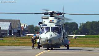 🔥 Big NH90 maritime combat helicopter at Teuge International Airport EHTE  03082022 💥 [upl. by Aserat]