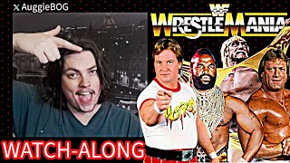 HULKAMANIA IS RUNNING WILD  WrestleMania I WatchAlong [upl. by Cinamod]