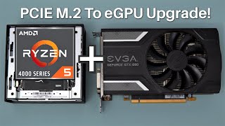 Turning My AMD Ryzen Mini PC Into Gaming PC M2 PCIE to eGPU Upgrade [upl. by Garrison]