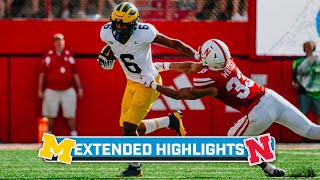 Michigan at Nebraska  Extended Highlights  Big Ten Football  Sept 30 2023 [upl. by Alekram]