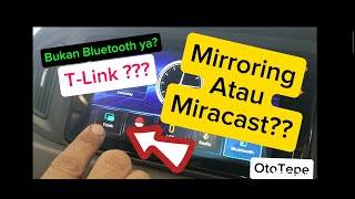 Mirroring Miracast Tlink Head Unit Toyota [upl. by Guglielma]