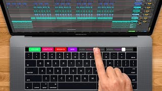 Making Music Using the Touch Bar on a MacBook Pro [upl. by Nayrb]