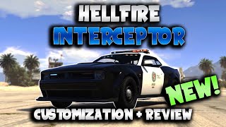 Gauntlet Hellfire Police Interceptor  Customization  Review  GTA Online [upl. by Lars]