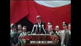 JFKs Berlin Speech  clip 18660 [upl. by Aihsetan]