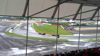 Silverstone GP 2011 Village B Grandstand video 3 [upl. by Atinob]