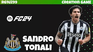 EA FC 24  HOW TO CREATE SANDRO TONALI ON FC 24  ITAPS5 [upl. by Namijneb914]