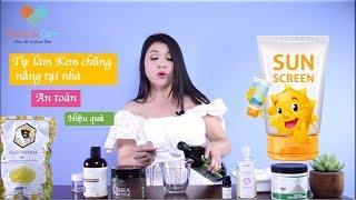 Cách làm kem chống nắng tự nhiên tại nhàHow to make natural sunscreen [upl. by Mcgruter41]