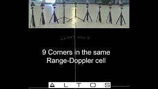 Altos Radar9 Corners in same Range Doppler cell [upl. by Burman]