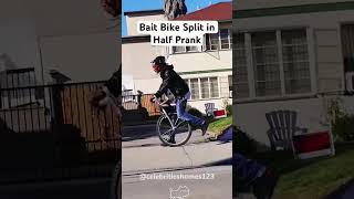 Bait bike prank funny funnyprank prank [upl. by Py480]