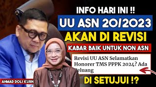 HASIL RAPAT ‼️ UU ASN 2023 DI REVISI HONORER TMS TERSELAMATKAN [upl. by Faustina266]