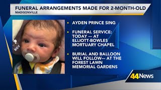 Funeral happening Friday for Madisonville 2monthold [upl. by Ahsekam]