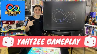 Infinity Game Table by Arcade1Up  Gameplay Showcase  Yahtzee Digital Board Game [upl. by Adnolahs]