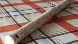 Making A Traditional Wooden Koncovka Slovak Wooden Flute [upl. by Eilrahc]