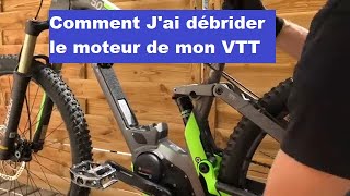 Comment Jai débrider le moteur de mon VTT électrique speedbox Bosch 2 [upl. by Tristram77]