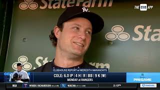 Gerrit Cole on facing Jameson Taillon 34th Birthday [upl. by Lehpar590]