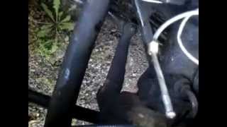 Blown brake line  replace  87 firebird [upl. by Nirat]