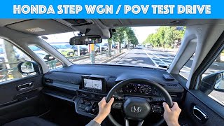 2023 Honda STEP WGN  Test Drive  POV with Binaural Audio [upl. by Aciretnahs337]