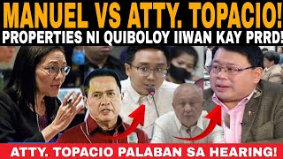 OMG ATTY TOPACIO KINUYOG NG MGA CONGRESISTA PATUNGKOL SA MGA ARIARIAN NI QUIBOLOY [upl. by Cheffetz]