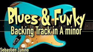 Blues amp Funky Backing Track in A minor  SZBT 1041 [upl. by Raul]