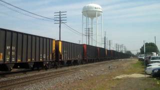 BNSF 6159 Empty Coal Train Kewanee IL [upl. by Nixie]