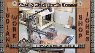 Wood amp Metal Treadle Hammer for ForgingBlacksmithing [upl. by Truitt352]