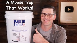 An Awesome and Simple Mouse Trap That Works The Mouse Bucket Device Mousetrap Monday [upl. by Towne]