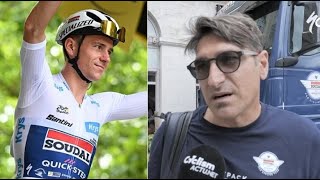 Tour de France 2024  Davide Bramati  quotOn a deux jours importants pour Remco Evenepoel quot [upl. by Tamar]