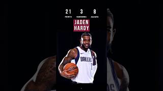 🏀 JADEN HARDY  2138 vs MEM  24  25 PRESEASON nba basketball shorts [upl. by Karlens]