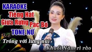 Karaoke Tiếng Hát Giữa Rừng Pác Bó  Tone Nữ  Bùi Ngọc Liên [upl. by Archangel]