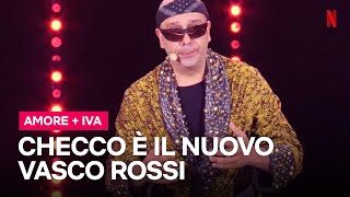 Checco Zalone imita Vasco Rossi  Netflix Italia [upl. by Acirfa]