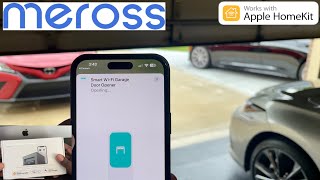 Easy WiFi Install Garage Door Opener Meross Works W Apple Google Alexa [upl. by Chuah37]