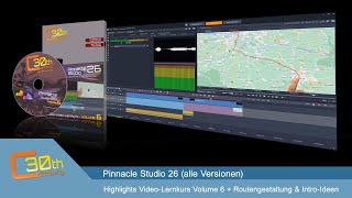 Pinnacle Studio 26  Highlights zum VideoLernkurs Volume 6 [upl. by Euqinim]