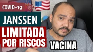 VACINA COVID19 FDA 🇺🇸 Estados Unidos limitam uso de vacina Janssen por riscos à saúde [upl. by Suiramed]