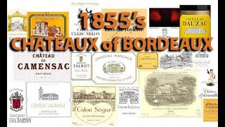 How to Say 60 Bordeaux 1855 Chateaux  Wine Pronunciation [upl. by Lenoj15]