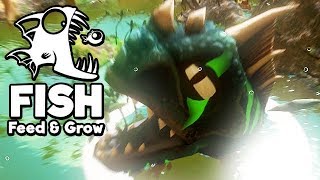 Feed and Grow Fish Gameplay German  LEVEL 350 Raptor frisst ALLES [upl. by Siger]