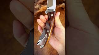 M390 Steel Skinner 47 Inch Blade with Ironwood Scales [upl. by Atikin]