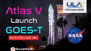 Liftoff 5054 ULA amp NASA Launch GOEST Mission LIVE  Atlas V launch  NOAAs GOEST Weather Sat [upl. by Oramlub]