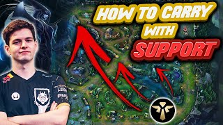 How to CARRY the map as a Support  ft G2 Mikyx [upl. by Fulcher]