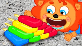 MrLion India  Colored ice cream  Cartoon for Kids [upl. by Sussi]