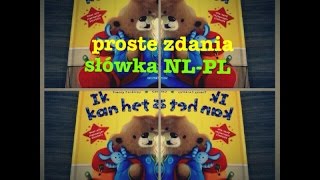 Holenderski dla dzieci proste zdania slowka NL PL [upl. by Anasiul]