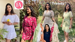 Affordable Trendy Dress Haul  Faballey Dress Haul  Affordable Birthday Dress Haul  TryOn Haul [upl. by Caines]