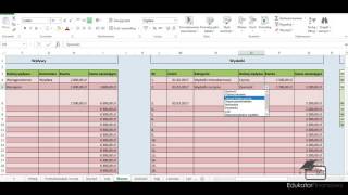 Zarządzanie budżetem domowym  arkusz Excel [upl. by Alexa]