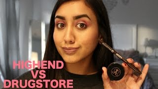 HIGHEND VS DRUGSTORE EYEBROW TUTORIAL [upl. by Odranar]