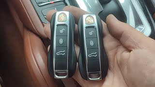 Porsche Cayenne Anahtarsız Giriş  Çalıştırma  Keyless [upl. by Ilyak]