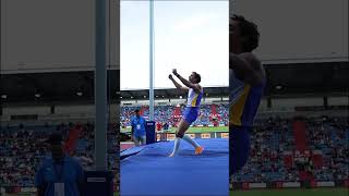 Mondo Duplantis makes it look so easy 😮‍💨 polevault athletics sweden continentaltourgold [upl. by Nylehtak]