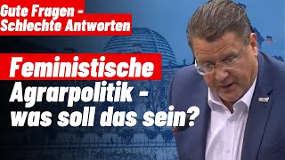 FEMINISTISCHE Agrarpolitik  was soll das sein Gute Fragen  schlechte Antworten [upl. by Quintana]