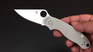 Spyderco Para 3 CRUWEAR Sprint Run The Knife of the Day [upl. by Meyeroff]