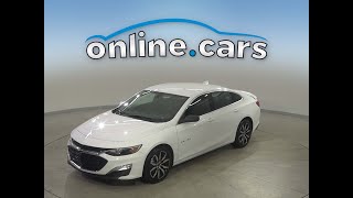 A52644WT Used 2022 Chevrolet Malibu White Sedan Test Drive Review For Sale [upl. by Nalyk]