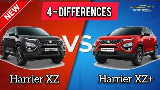 Tata Harrier Xz vs Xz 2021  Detailed Comparison of Harrier Top Variants [upl. by Kimmel314]